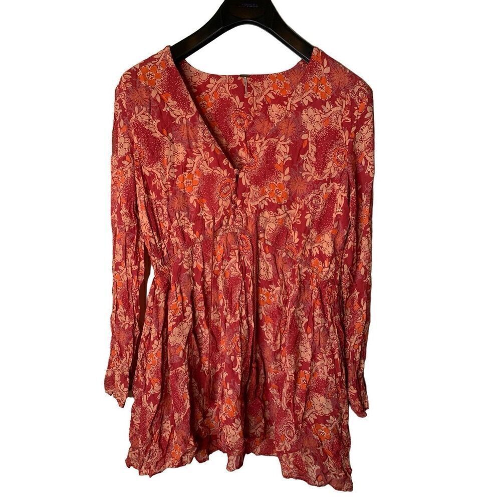 Free People Boho blouse top women's size medium